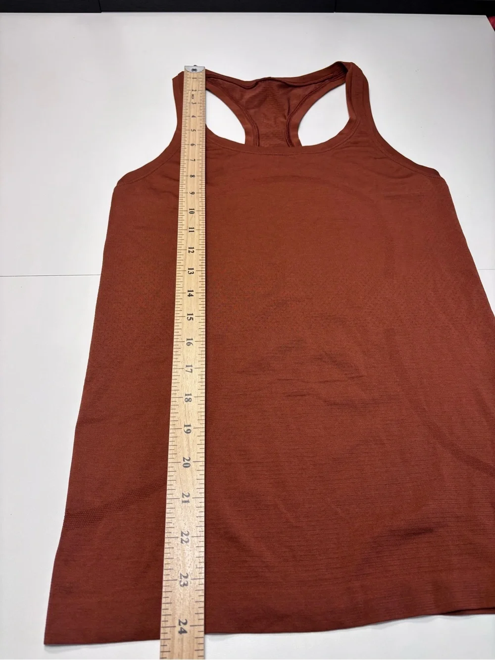 Lululemon Swiftly Tech Racerback Tank Top Autumn Terracotta Burnt Orange Shade
